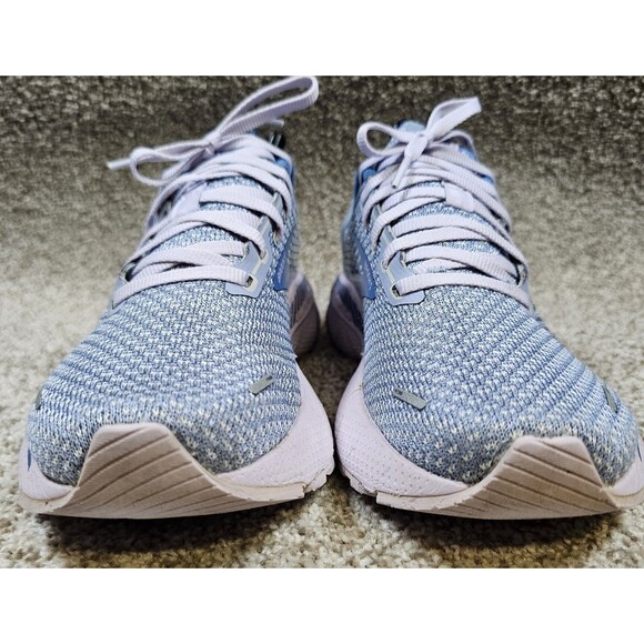Brooks Ladies 9B Adrenaline GTS 22 Blue Purple/Lilac Running Shoes Gym Sneakers - Picture 5 of 16